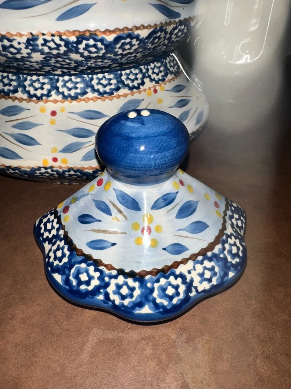 Temp-Tations Bakeware Old World Blue Christmas Tree replacement pieces.